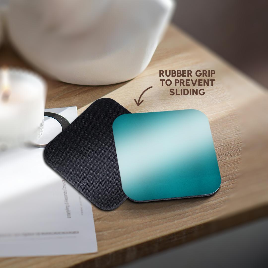 3dRose InspirationzStore Solid Colors - Plain Teal Blue - Simple Modern Contemporary Solid one Single Color - Turquoise Blue-Green - Coasters (CST_159850)